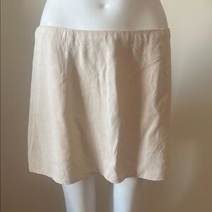 Princess Poly Beige Mini Skirt Size 12